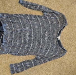 Stripped blue sweater